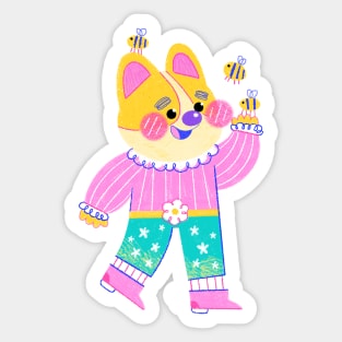 Countryside dog Sticker